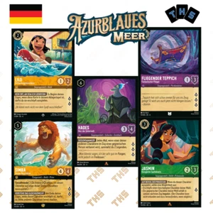 Lorcana Disney - Azurblaues Meer 🇩🇪 DEUTSCH - Einzelkarten NM/M - Bild 1 von 205