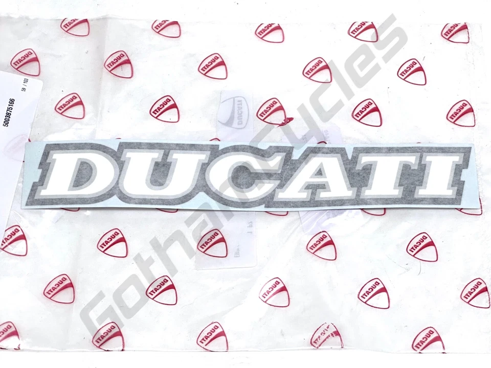 OEM Ducati 750 SS 900 900SS 851 888 SP Paso Gas Fuel Petrol Tank Sticker Decal - Image 1 of 1