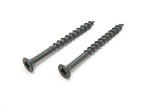 Green Deck Screw Weatherproof Pozi Cross Head 4.5 X 50mm Pack of 200 - Picture 1 of 1
