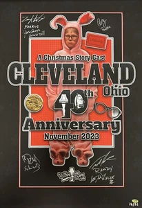 PÓSTER CLEVELAND 24X36 FIRMADO CON HISTORIA DE NAVIDAD 40 ANIVERSARIO FIRMADO LTD. 40 ANIVERSARIO - Imagen 1 de 7
