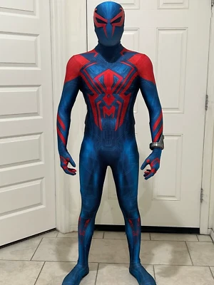 Across The Spider-Verse Spiderman 2099 Miguel Cosplay Mono Body Disfraz  Foto 1 de 4
