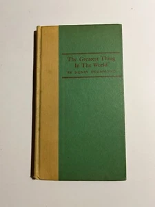 Die größte Sache der Welt von Henry Drummond Vintage Buch 1940er Druck - Bild 1 von 6