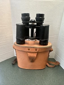 Vintage Hertel & Reuss Kassel Optik Fernglas 7x35 mit Ledertasche - Bild 1 von 23