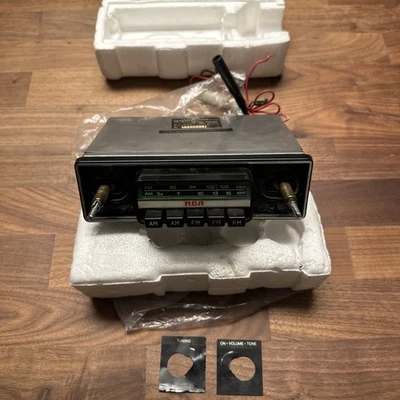 Vintage RCA Car Radio Model 12R606 AM/FM 1970'S 80s Push Button Untested - Image 1 of 3