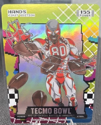 Bo Jackson Battle Arena Hands Highlighted Steel 80’s Rad! Jerry Rice 49ers HoF🔥
