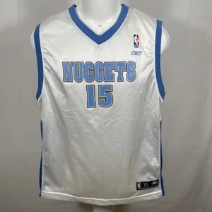 Vtg Carmelo Anthony Denver Nuggets Reebok Swingman Jersey Youth Xl Mens M White - Picture 1 of 17