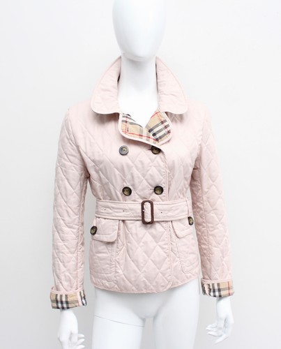 Autentica giacca trapuntata donna BURBERRY London Nova Check M made in ENGLAND