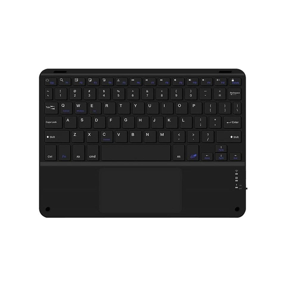 Tastiera Bluetooth Touchpad da 10 Pollici Compatibile con , Android, Nera Y6J6 - Immagine 1 di 1