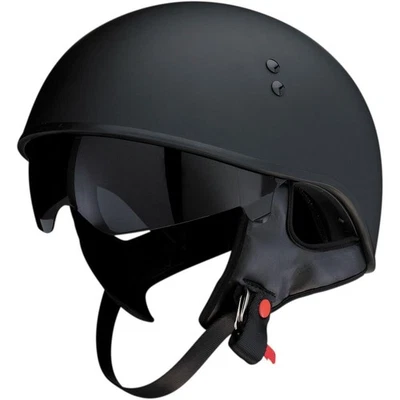 Medio casco plano negro vagabundo Z1R (talla M/mediano) 0103-1270 Foto 1 de 2
