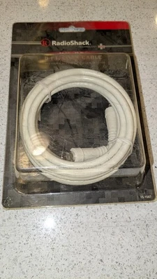 NEW Sealed-RadioShack RG-6/U 8 ft 75 Ohm Coaxial Cable for Video - Image 1 of 4