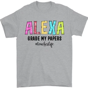 Teaching Grade My Papers Funny Teacher Mens T-Shirt 100% Cotton - Picture 1 of 28