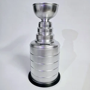 Stanley Cup Trophy Piggy Bank 10 Inches Tall - Imagen 1 de 11
