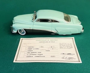 Danbury Mint Hirohata Merc Custom Coupe Diecast Car 1:24 Scale with COA, As-Is - Picture 1 of 10
