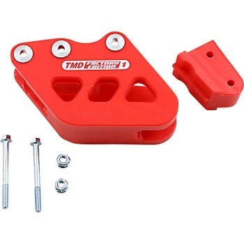 Guía de cadena trasera roja TM Design Works para Honda CR 125 250 500 1993-2004 Foto 1 de 1