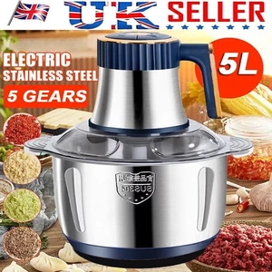 5L Electric Meat Grinder Mincer Mixer Home Blender Mini Food Chopper Processor - Picture 1 of 14