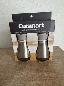 Salero y pimentero Cuisinart acero inoxidable gris borde de goma - Imagen 1 de 4