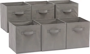 Collapsible Fabric Storage Cubes Organizer with Handles, 27 X 27 X 28 Centimeter - Picture 1 of 5