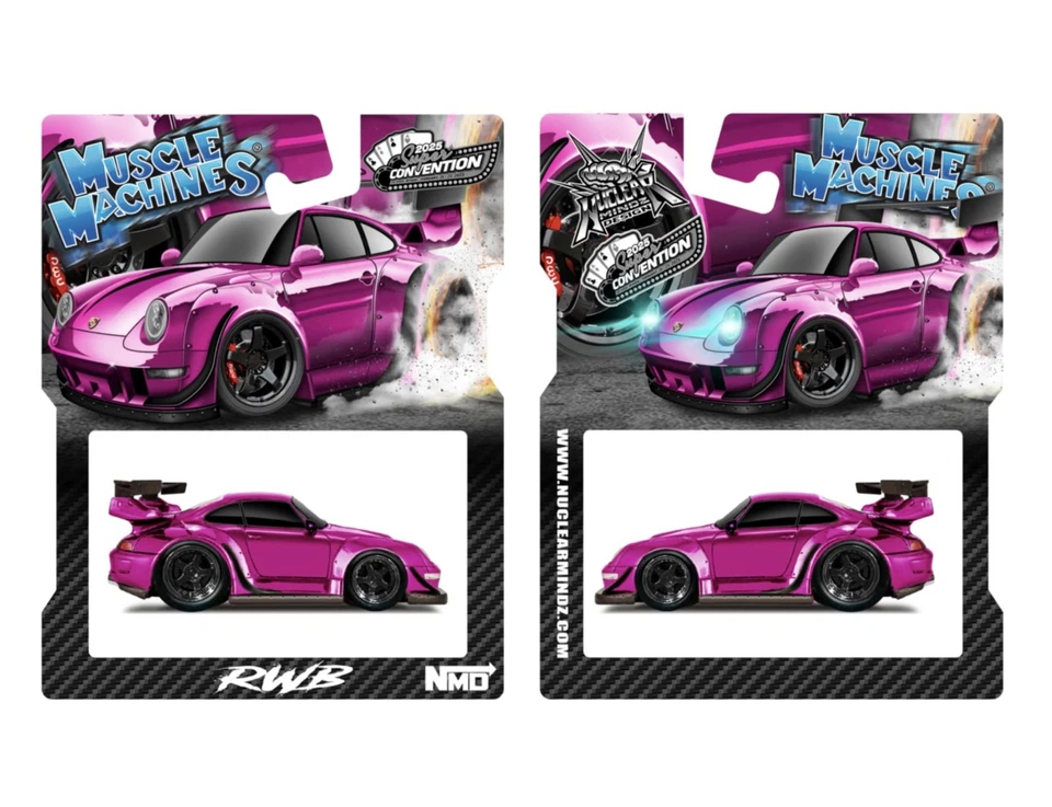 Muscle Machines Las Vegas 2025 Rosa Cena RWB Porsche 1 de 1500 Foto 1 de 1