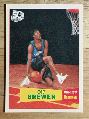 2007-08 Topps 1957-58 Variations #117 Corey Brewer - Image 1 of 2