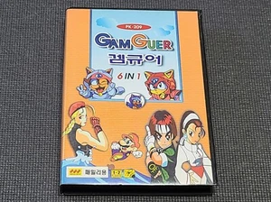 Nintendo Famicom Gam Guer PK-209 Combo 6 in 1 Korean Version Game Family FC NES - Picture 1 of 8