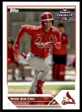 2023 Topps Pro Debut PD192 Won-Bin Cho FCL Cardinals Baseball Card