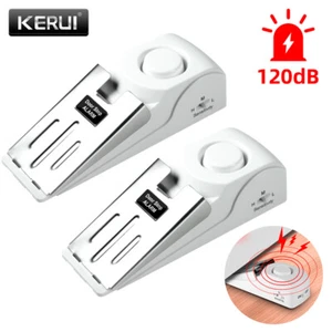 2PCS Door Stop Security Alarm Wedge Stopper Portable Home Travel Anti‑Theft USA - Picture 1 of 11