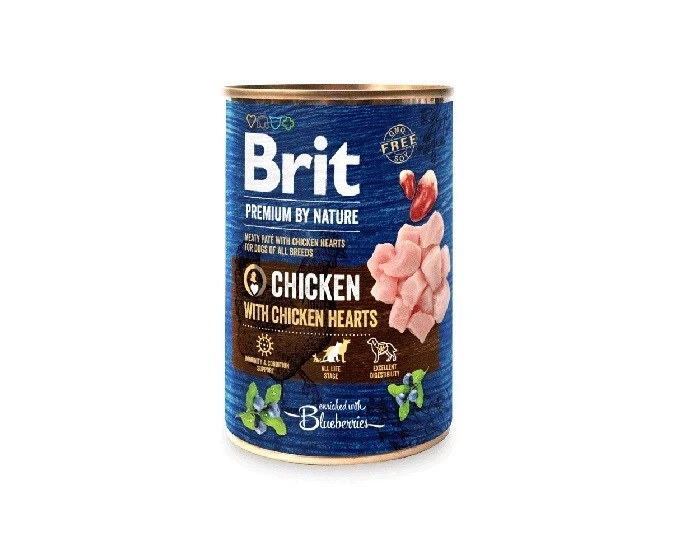 8595602561780 BRIT Premium By Nature Huhn und Herzchen - Nassfutter für Hunde -  - Bild 1 von 1