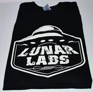 Lunar Labs Men's T-Shirt Black Large - Picture 1 of 1