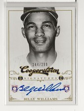 2012 Panini Cooperstown Billy Williams AUTOGRAPH / 299 Chicago Cubs