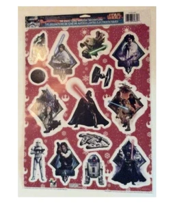 Weihnachten Offiziell Disney Star Wars Winter Statisch Festhalten Fenster Dekorationen - Bild 1 von 1