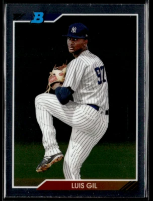 2020 Bowman Heritage Chrome #92CP-GIL Luis Gil Yankees  - Image 1 of 2