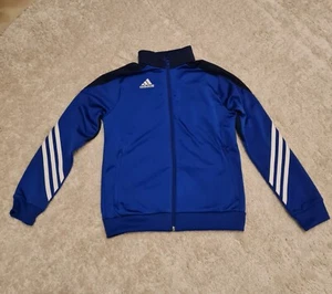 Adidas Trainingsjacke Größe 140 Blau Fußball Jungen Mädchen Kinder Jacke - Bild 1 von 5