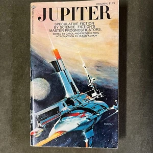 Jupiter edited by Carol and Frederik Pohl - vintage 1973 sci-fi PB Ballentine Bo - Picture 1 of 7