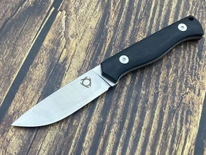 SixLeaf Micro Fixed Blade Knife M390 Steel G10 handle Belt Sheath SL-41-G10 - Picture 1 of 10