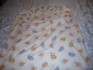 Vintage Baby Winnie the Pooh Piglet Tigger Eeyore Fitted Crib Sheet - Picture 1 of 5