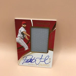2020 Immaculate Patrick Sandoval Prospect Jersey Autograph Auto #98/99 - Picture 1 of 2