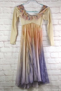 Vintage Trikot mit Rock Tanz Jugend kleiner Rock Joanna McMillan Aquarell Druck - Bild 1 von 10