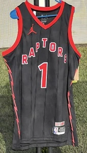 NWT NBA Toronto Raptors Rookie #1 Gradey Dick Swingman DRI FIT BLK WE THE NORTH! - Picture 1 of 5