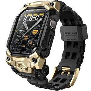 Futerał ochronny z bransoletą do smartwatcha 10 46mm Supcase Case Etui czarno-złote - Zdjęcie 1 z 10