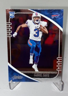 2020 Panini Absolute Gabriel Davis RC Base Rookie #136 Buffalo Bills - Image 1 of 4