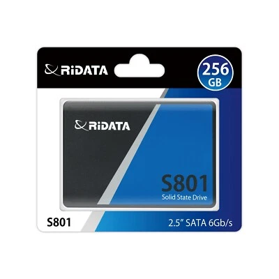 RiDATA S801 256GB SSD 2.5" SATA III 6Gb/s Solid State Drive – Brand New Sealed - Image 1 of 2