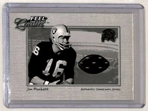 2000 Fleer Greats of the Game Jim Plunkett Jersey Oakland Raiders #66 Game Used - Picture 1 of 2