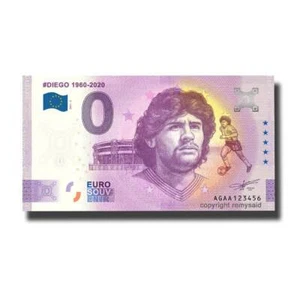 Billet Euro Souvenir AGAA 2021-2 Argentina Diego 1960-2021 - Picture 1 of 1