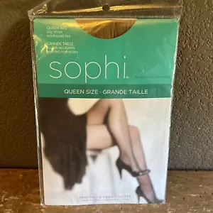 Sophi Queen Size Beige Day Sheer Pantyhose NEW 1327261505 - Picture 1 of 3