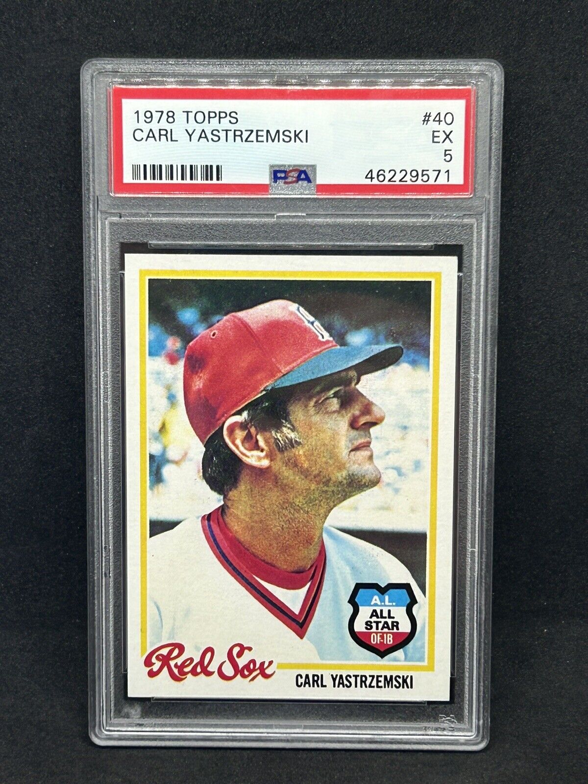 1978 Topps - #40 Carl Yastrzemski PSA 5 Boston Red Sox