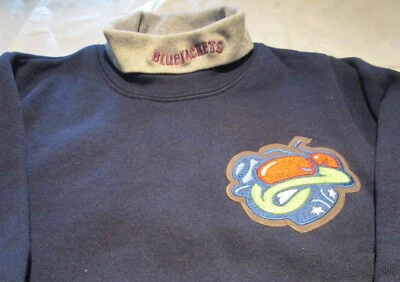 Sudadera Columbus Blue Jack Juvenil Mediana Cuello Alto NHL Majestic Brand 50/50 Foto 1 de 3