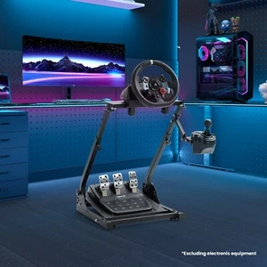 Supllueer Racing Wheel Stand with Shifter Mount Fit for Logitech G920 G29 G923 - Picture 1 of 7