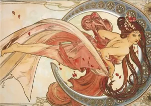 Art Nouveau | Por Alphonse Mucha | Póster vintage | A1, A2, A3 | #Póster 6 - Imagen 1 de 1