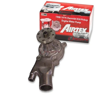 Airtex Engine Water Pump for 1968-1974 Chevrolet K30 Pickup 4.1L L6 Coolant fq - Image 1 of 4