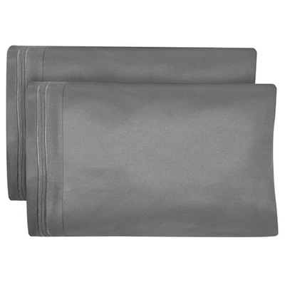 Juego de 2 fundas de almohada King - Doble cepillado 1500 Luxury Series Microfibra - E... Foto 1 de 4